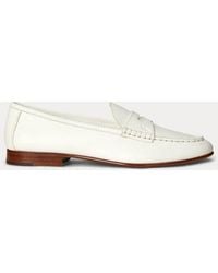 Polo Ralph Lauren - Pebbled Leather Penny Loafer - Lyst