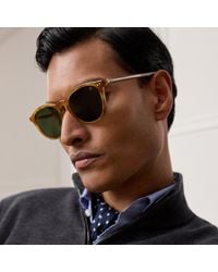 Ralph Lauren - Automotive Round Sunglasses - Lyst