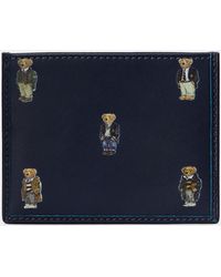 Polo Ralph Lauren - Kartenetui aus Leder mit Polo Bear - Lyst