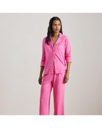 Ralph Lauren - Cotton-Blend-Jersey Sleep Set - Lyst