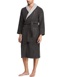 ralph lauren hooded dressing gown