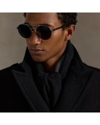 Polo Ralph Lauren - Sciarpa double-face in misto lana - Lyst