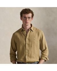 Polo Ralph Lauren - Custom Fit Linen Shirt - Lyst