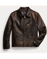 rrl morrow leather jacket