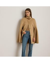 Ralph Lauren - Capa De Mezcla De Lana Con Hebilla - Lyst