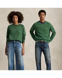 Ralph Lauren - Garment-Dyed Fleece Sweatshirt - Lyst