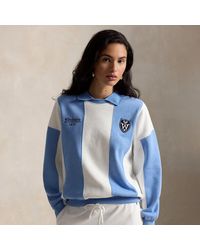 Polo Ralph Lauren - Wimbledon Crest Fleece Polo Pullover - Lyst