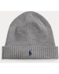 Polo Ralph Lauren - Signature Pony Wool Beanie - Lyst
