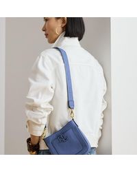 Ralph Lauren - Pebbled Leather Small Cameryn Crossbody - Lyst