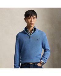 Polo Ralph Lauren - Cotton Quarter-zip Jumper - Lyst