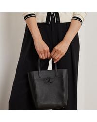 Ralph Lauren - Ralph Lauren Pebbled Leather Small Cameryn Tote Bag - Lyst