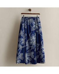 Ralph Lauren - C. 1985 Print Cotton Skirt - Lyst