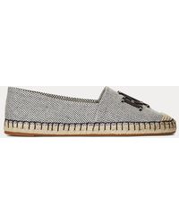Ralph Lauren - Cameryn Iii Canvas & Leather Espadrille - Lyst