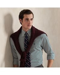 Polo Ralph Lauren - Camicia in popeline a righe Custom-Fit - Lyst