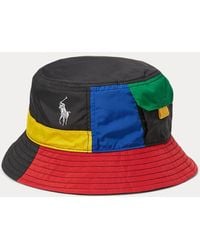 Polo Ralph Lauren - Reversible Colour-blocked Bucket Hat - Lyst