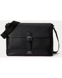 Polo Ralph Lauren - Borsa da postino in pelle martellata - Lyst