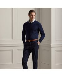 Ralph Lauren - Gregory Handmade Wool Gabardine Trouser - Lyst
