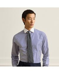 Ralph Lauren - Striped Poplin French Cuff Shirt - Lyst