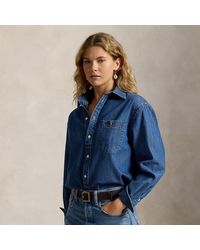 Polo Ralph Lauren - The Big Cotton Denim Shirt - Lyst