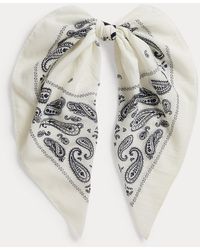Polo Ralph Lauren - Logo Paisley Cotton Bandanna - Lyst