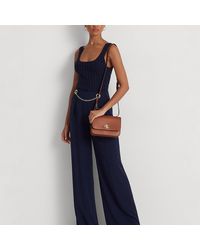 Ralph Lauren - Borsa Sophee media in pelle - Lyst