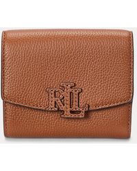 Ralph Lauren - Portafoglio Cameryn piccolo martellato - Lyst