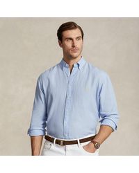 Ralph Lauren - Slim Fit Linen Shirt - Lyst