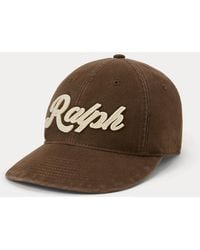 Polo Ralph Lauren - The Ralph Lauren Logo Twill Ball Cap - Lyst