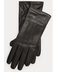 Polo Ralph Lauren - Stitched Leather Gloves - Lyst