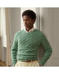 Ralph Lauren - Jersey De Cachemira En Punto De Ochos - Lyst