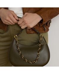 Ralph Lauren - Leather Medium Marcy Zip Shoulder Bag - Lyst