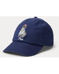 Ralph Lauren - Dog-Embroidered Twill Ball Cap - Lyst