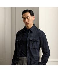 Ralph Lauren - Suede Overshirt - Lyst