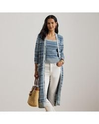 Ralph Lauren - Gestreept Linnen-Katoenen Vest - Lyst