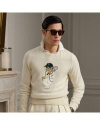 Ralph Lauren - Kaschmirpullover Mit Polo Bear - Lyst