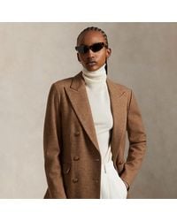 Polo Ralph Lauren - Blazer En Espiga Con Doble Botonadura - Lyst