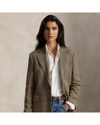 Polo Ralph Lauren - Single-Breasted Herringbone Blazer - Lyst