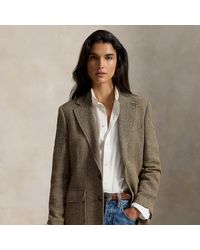 Polo Ralph Lauren - Single-Breasted Herringbone Blazer - Lyst