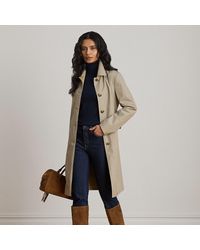 Ralph Lauren - Checked Reversible Balmacaan Coat - Lyst