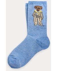 Polo Ralph Lauren - Calcetines de media caña con Polo Bear - Lyst