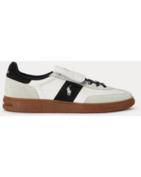 Polo Ralph Lauren - Bedford Leather-Suede Trainers - Lyst