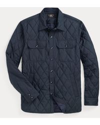 RRL - Quilted Overshirt - Lyst