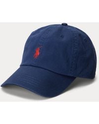 Polo Ralph Lauren - Baseballkappe Aus Baumwollchino - Lyst