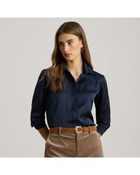 Ralph Lauren - Classic-Fit Hemd Aus Satin-Charmeuse - Lyst