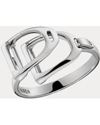 Ralph Lauren - Sterling Double-Stirrup Ring - Lyst