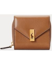 Polo Ralph Lauren - Polo Id Leather Compact Wallet - Lyst