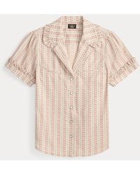 RRL - Katoenen Blouse Met Bloemenprint - Lyst