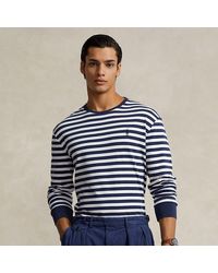 Ralph Lauren - Classic Fit Striped Soft Cotton T-shirt - Lyst