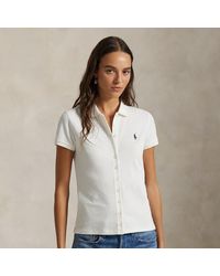 Polo Ralph Lauren - Buttoned-Placket Polo Shirt - Lyst