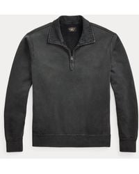 RRL - Pullover in spugna con cerniera - Lyst
